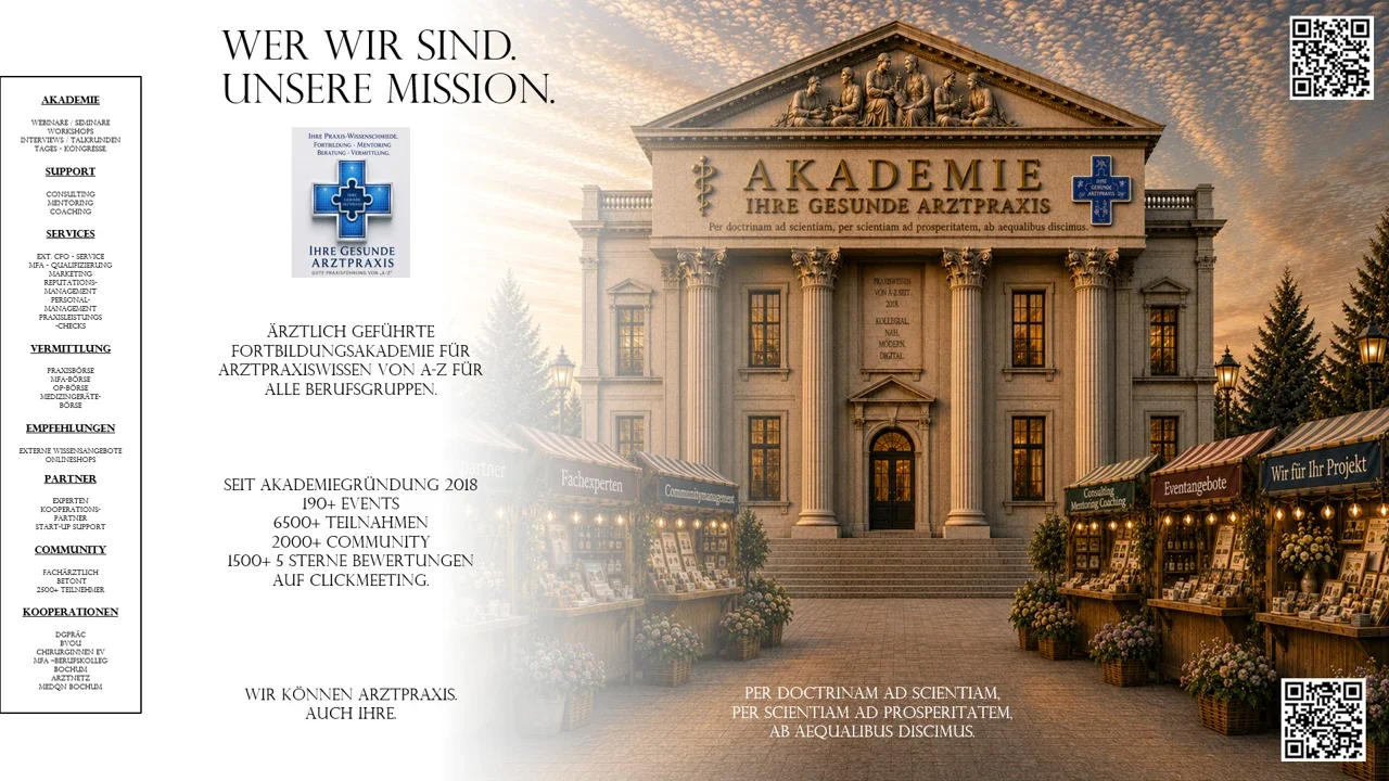 Akademie Ihre gesunde Arztpraxis – Wer wir sind