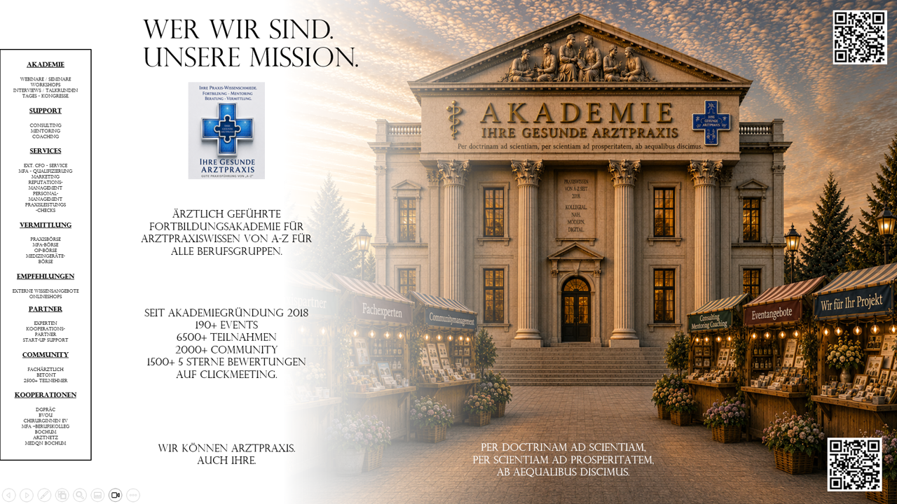 Akademie Ihre gesunde Arztpraxis