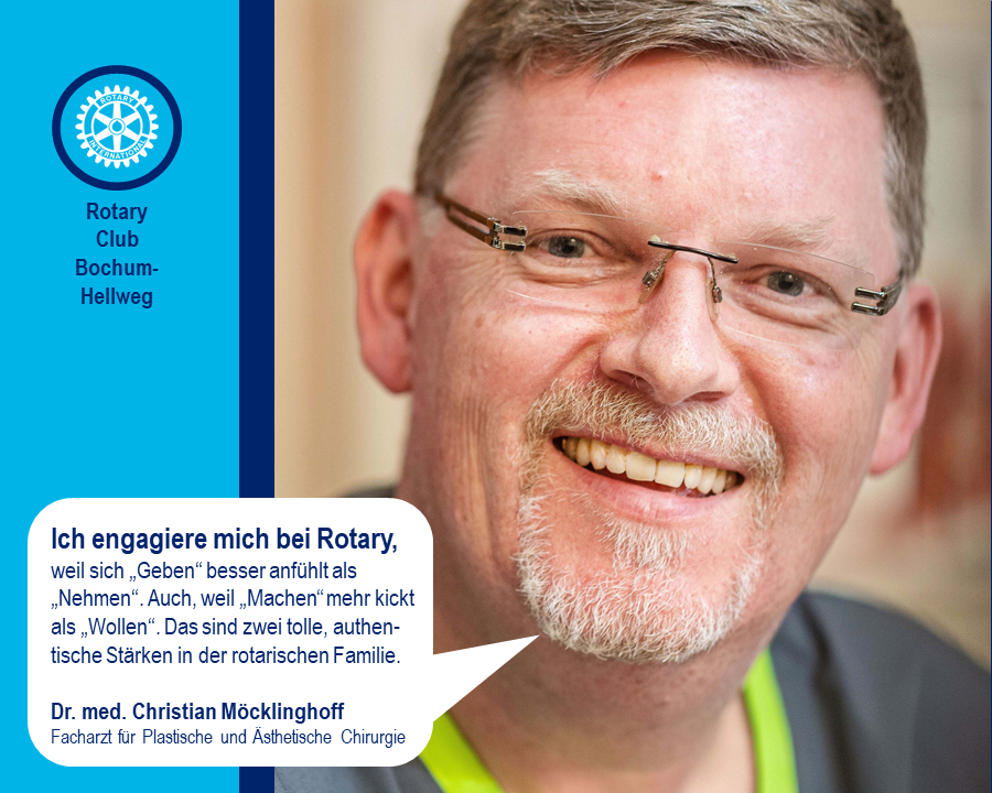 Dr. med. Christian Möcklinghoff im Rotary-Engagement